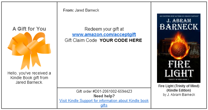 Amazon eBook Printable Gift